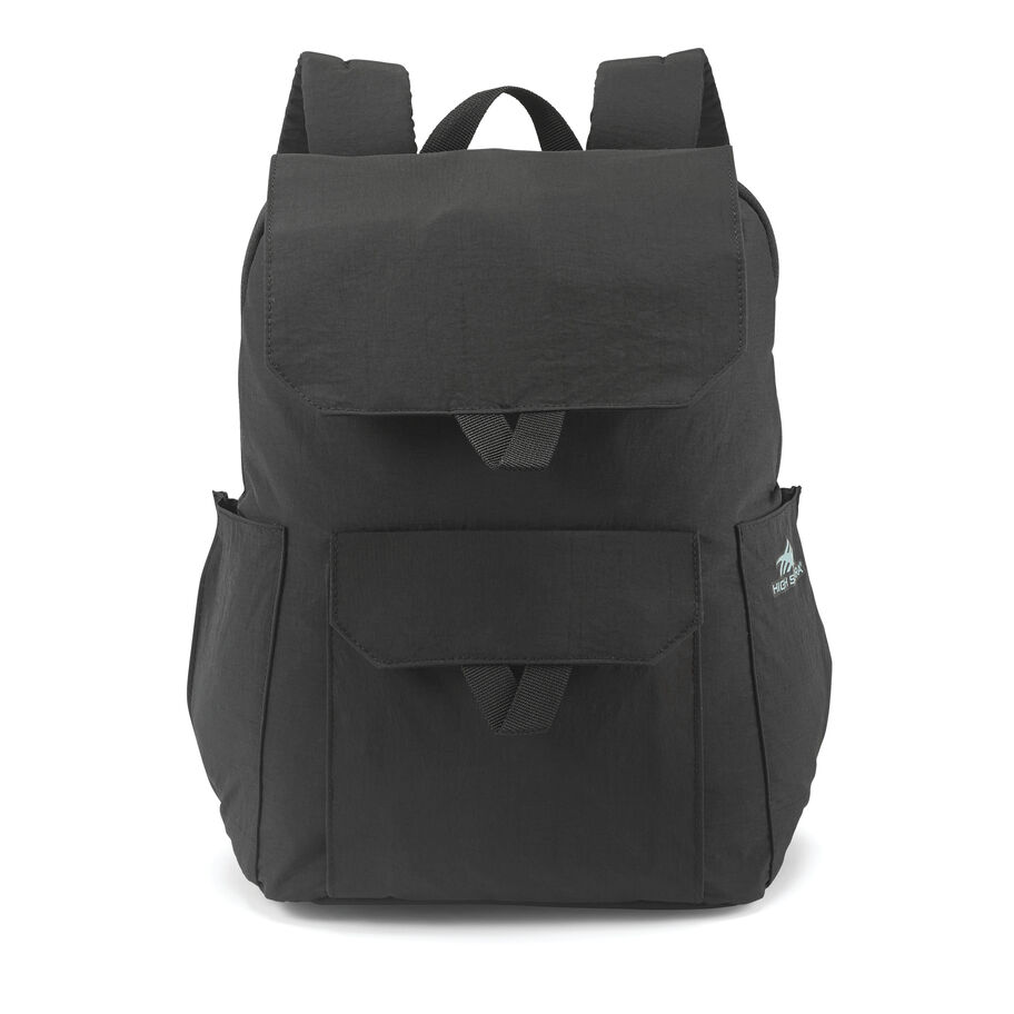 Kiera Mini Backpack in the color Black/Slate Blue. image number 2