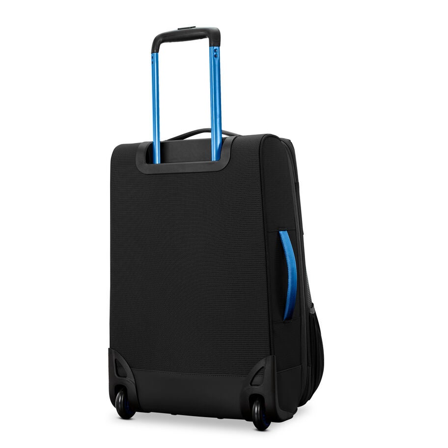 Hi-Life Carry-On Wheeled Duffel in the color Black/Blue. image number 5