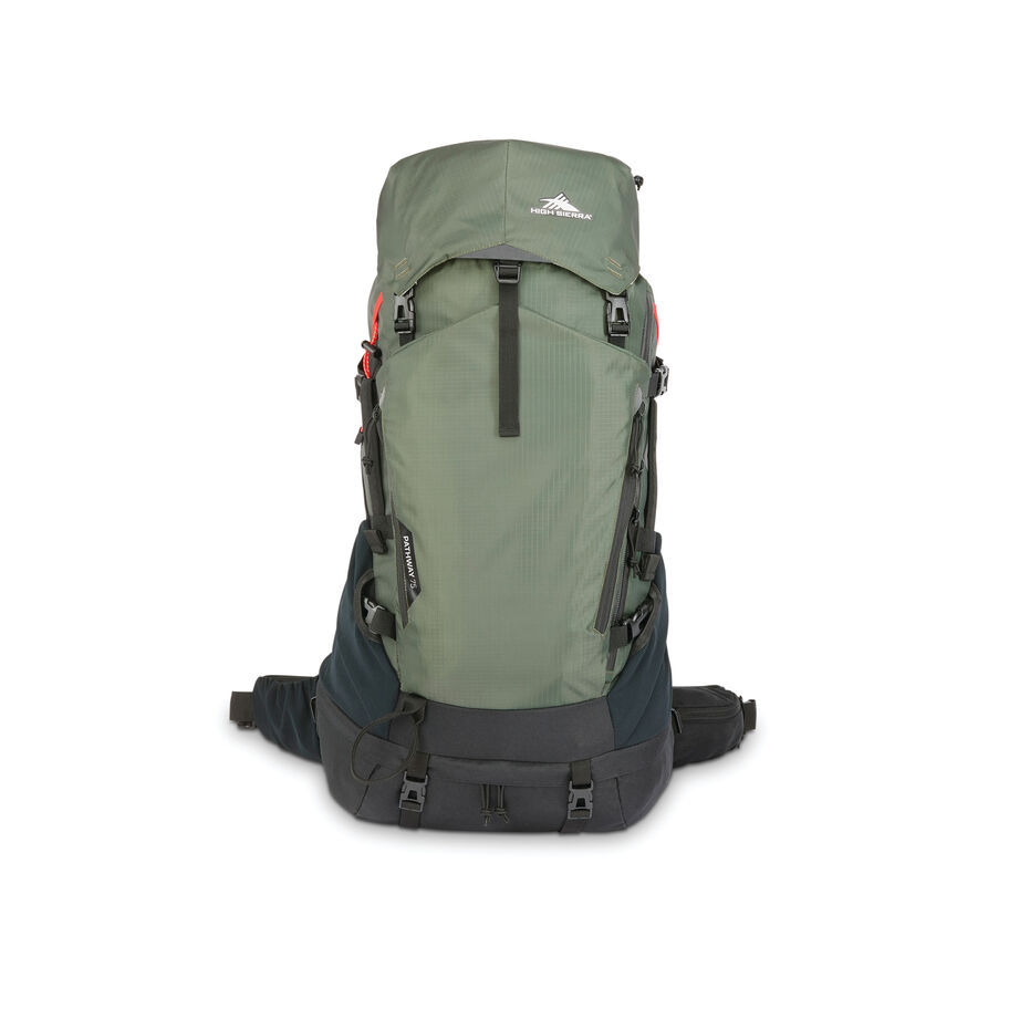 Pathway 2.0 75L Backpack in the color Forest Green/Black. image number 1