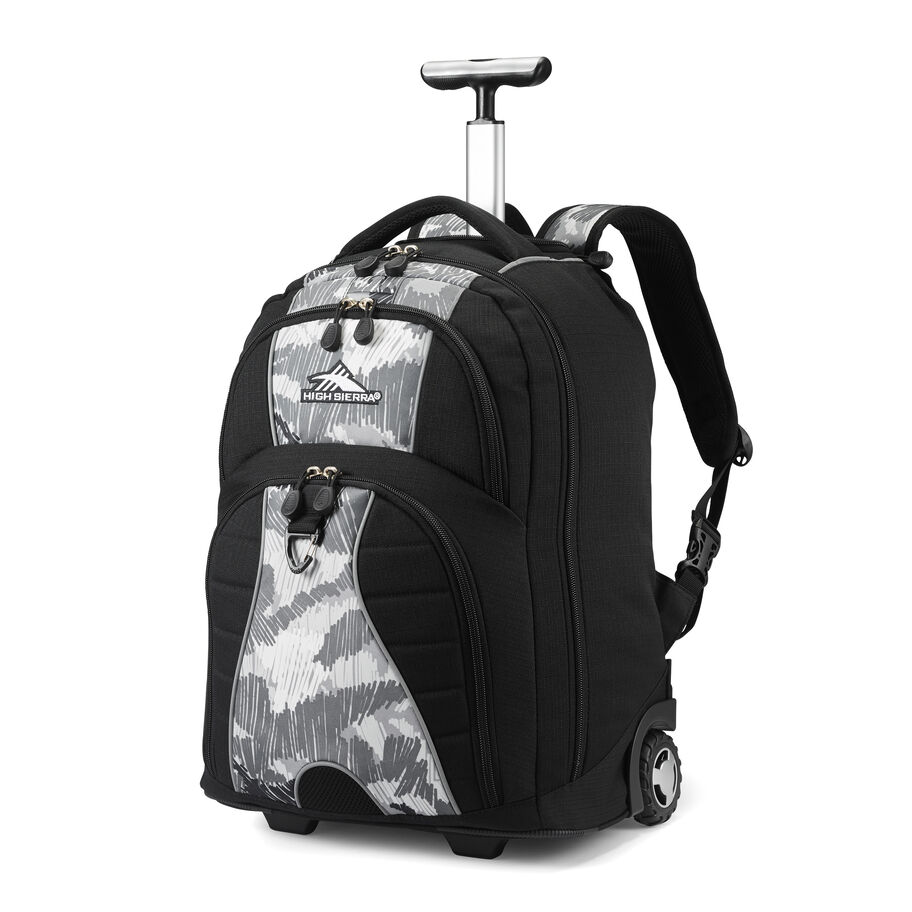 Freewheel Wheeled Backpack in the color Scribble Camo. image number 0