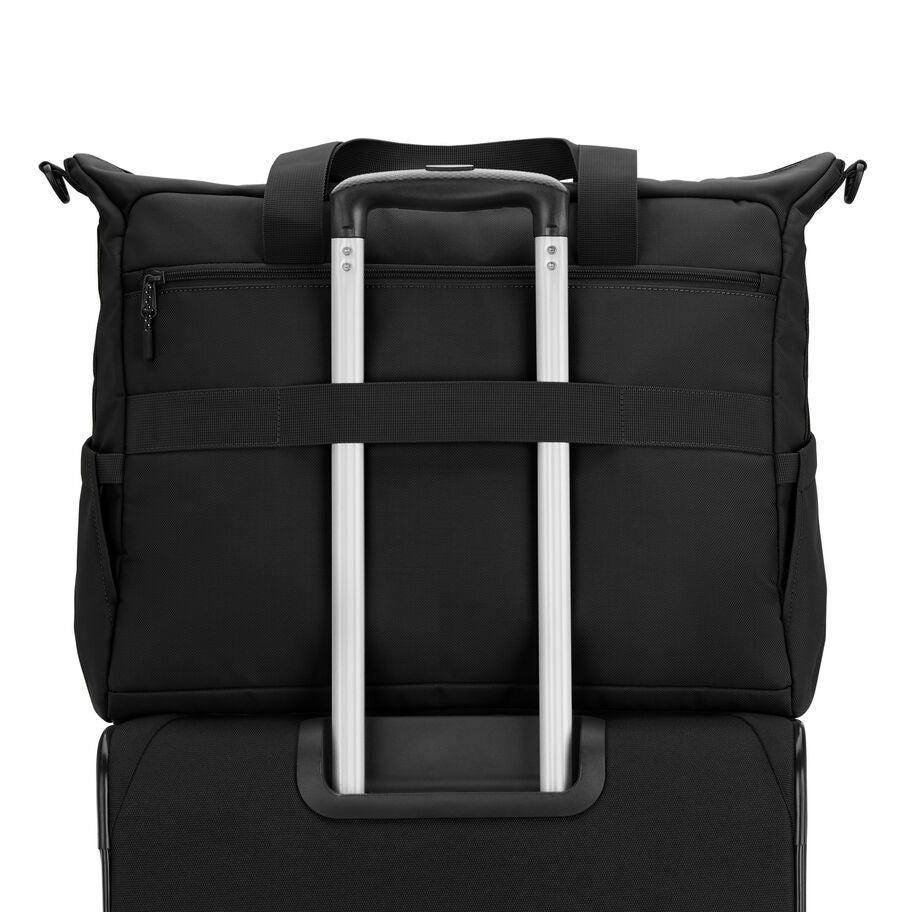 Lineage Tote Bag in the color Black. image number 7