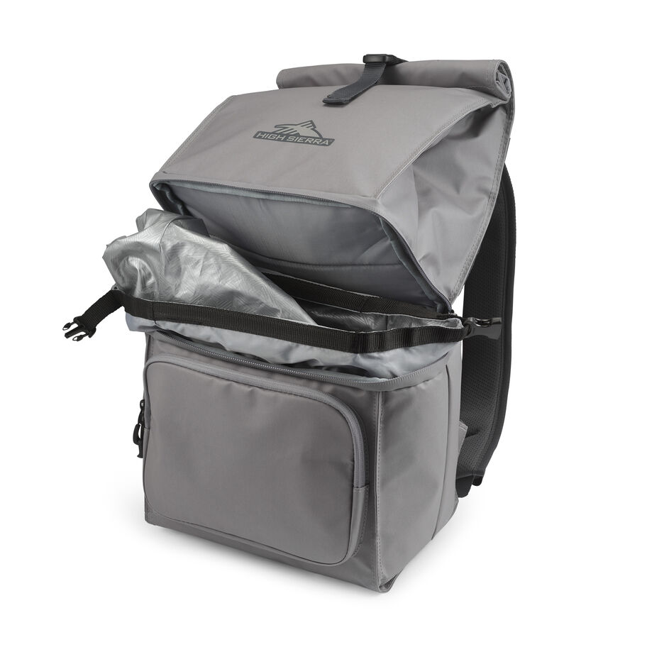 Beach N Chill Cooler Backpack in the color Steel Grey/Mercury. image number 5