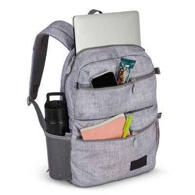 Everclass Backpack in the color Silver Heather.