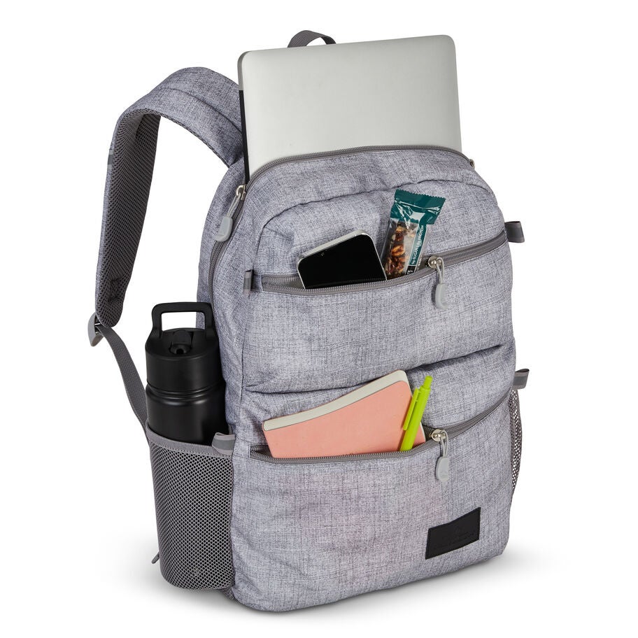 Everclass Backpack in the color Silver Heather. image number 1
