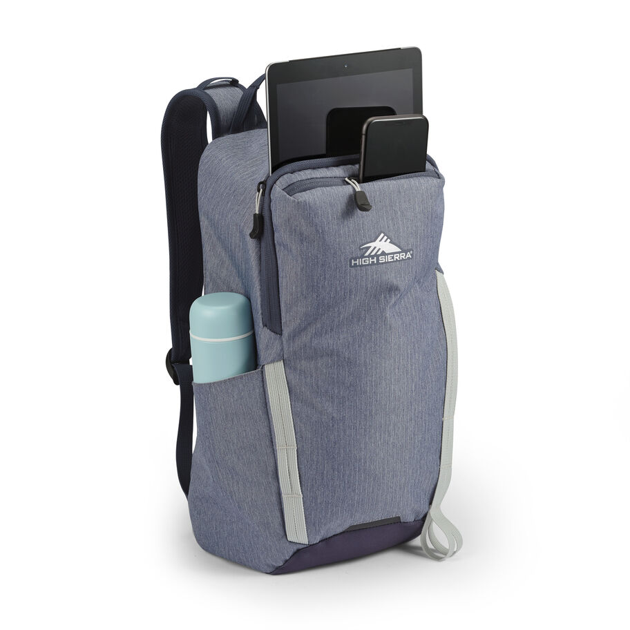 Outside Commuter Backpack in the color Grey Blue. image number 3