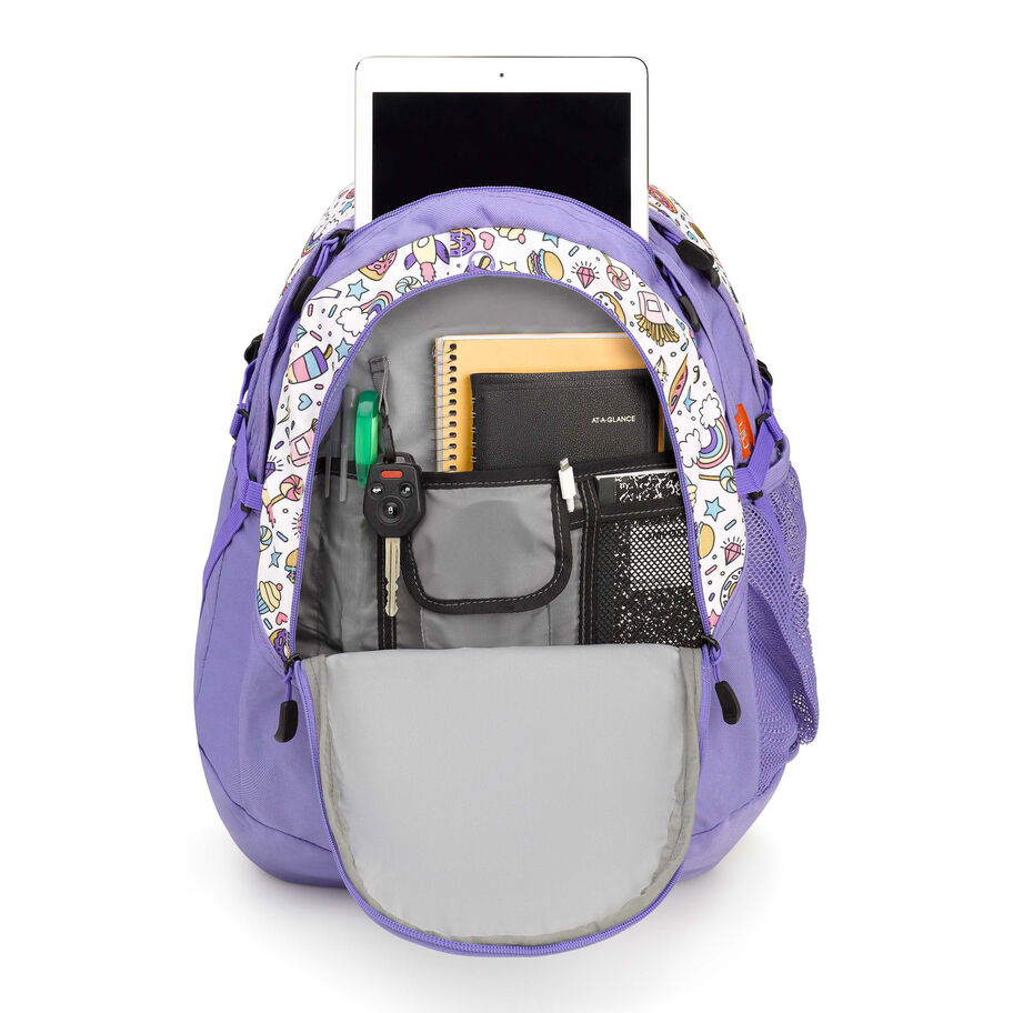 Fatboy Backpack in the color Sweet Cakes/ Lavender/White. image number 1