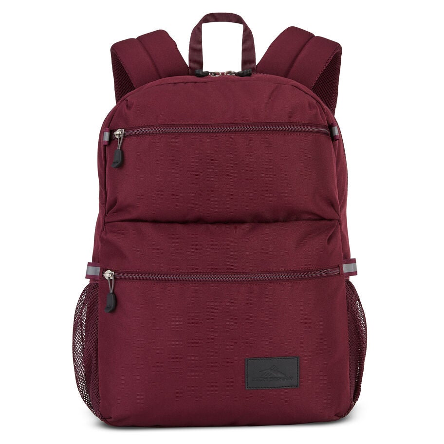 Everclass Backpack in the color Maroon. image number 3