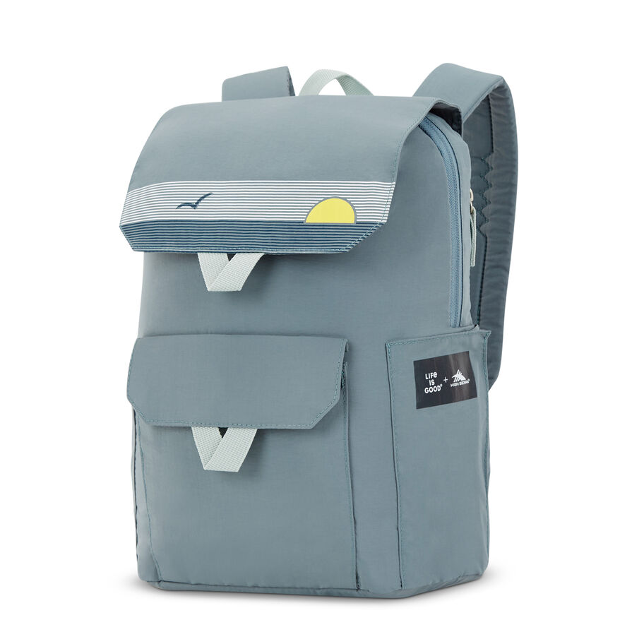 Life Is Good by High Sierra Kiera Mini Backpack in the color Slate Blue. image number 1