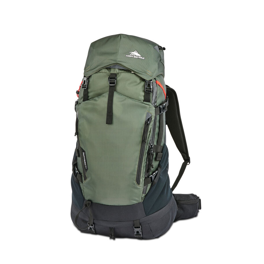 Pathway 2.0 60L Backpack in the color Forest Green/Black. image number 1