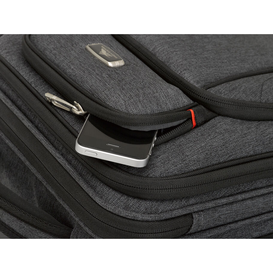 Endeavor Wheeled Underseat Carry-On in the color Mercury Heather. image number 2