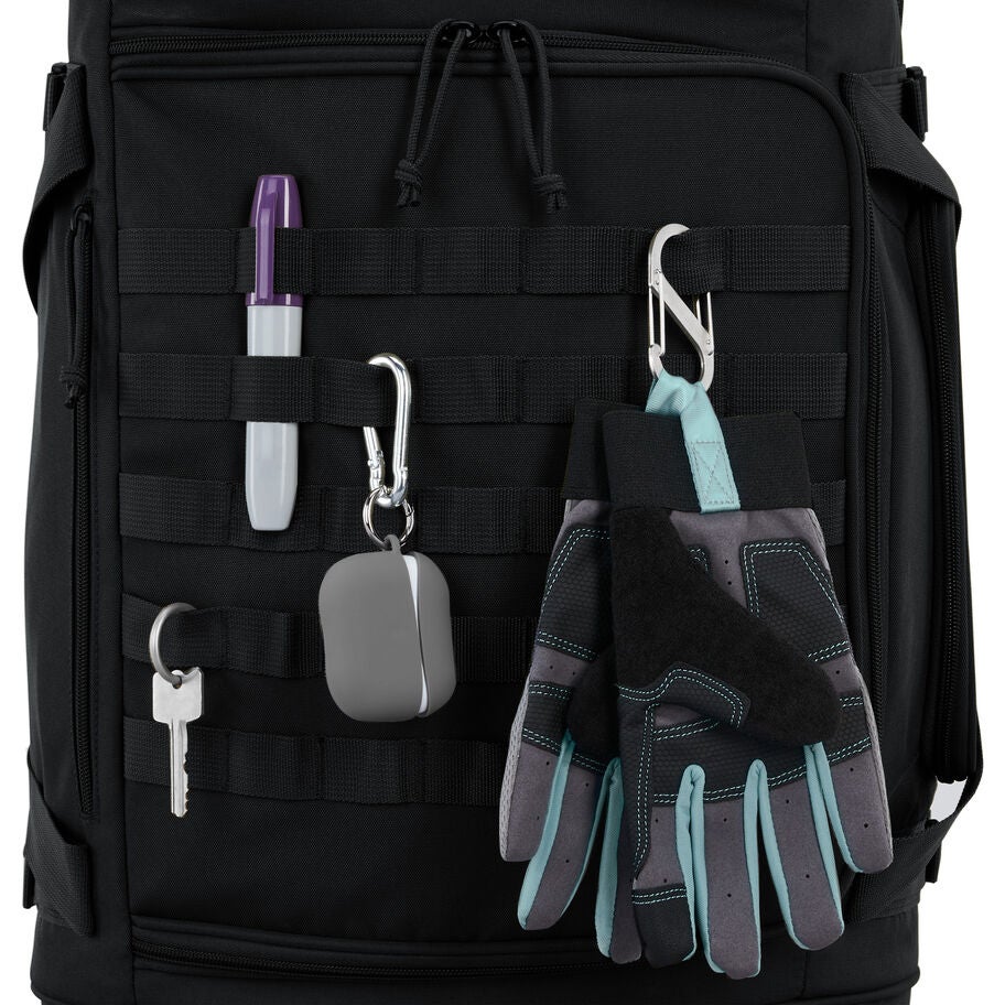 Pathsetter Medium Wheeled Duffel in the color Black. image number 7