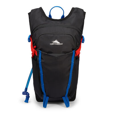 Hydrahike 2.0 Youth 8L Hydration Pack in the color Vivid Blue/Black.