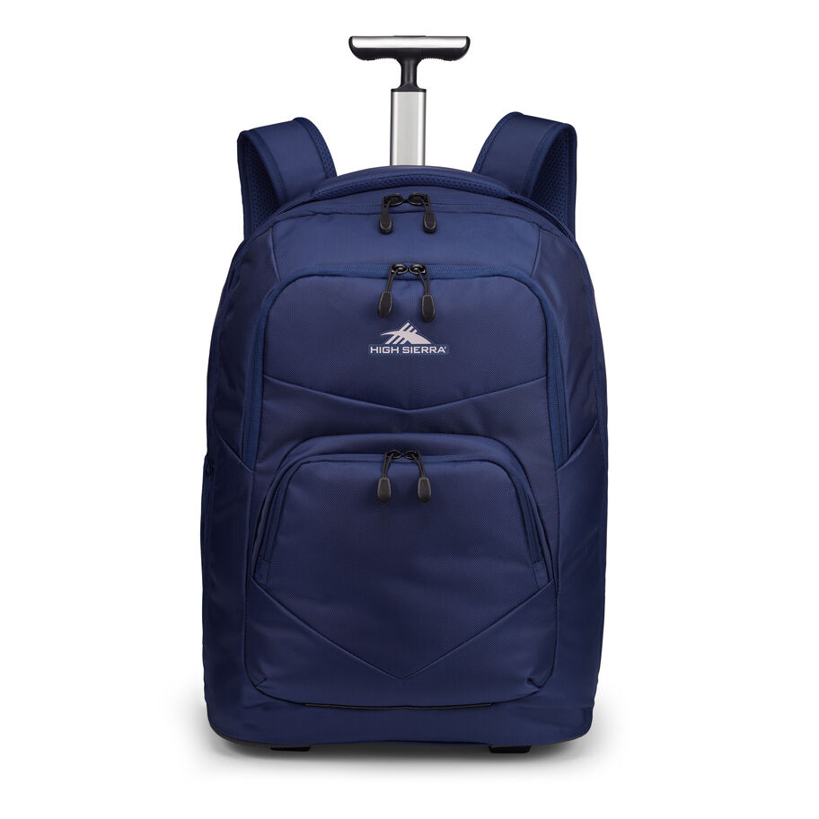 Freewheel Pro Wheeled Backpack in the color True Navy. image number 2