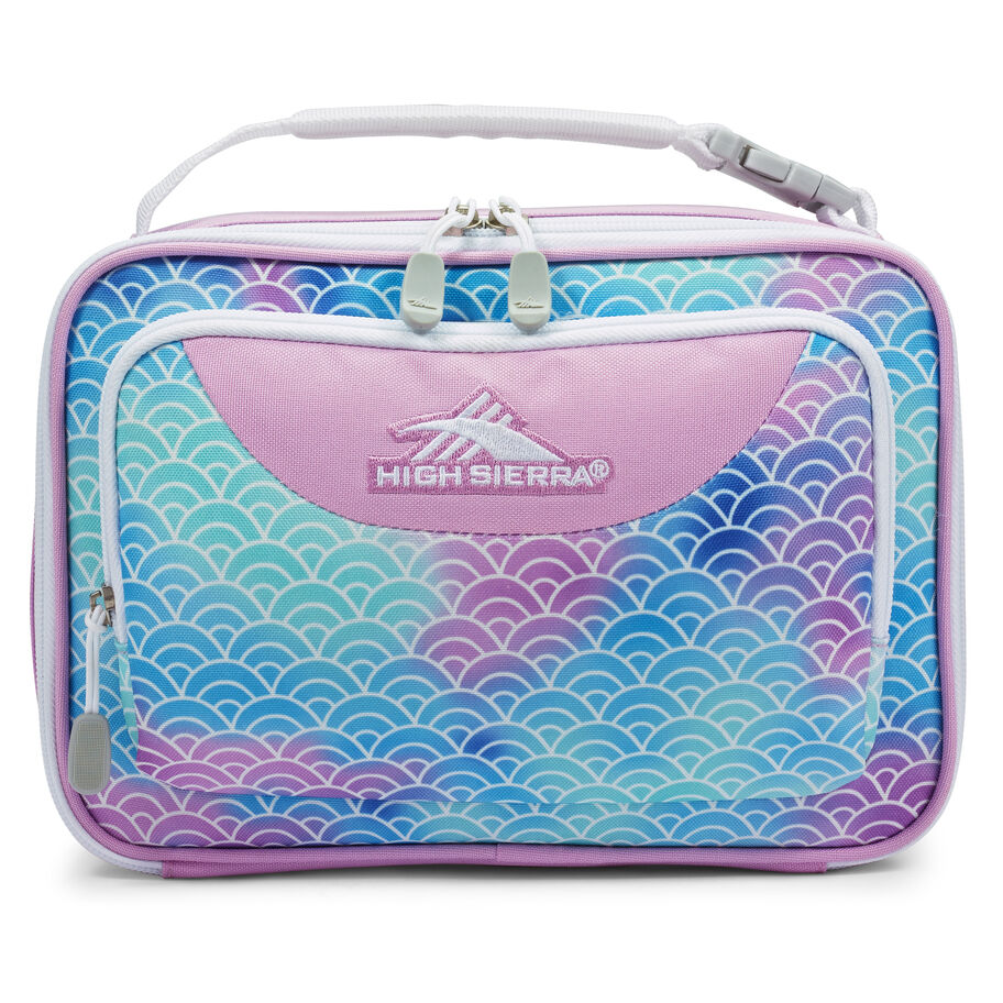Single Compartment Lunch Bag in the color Rainbow Scales. image number 1
