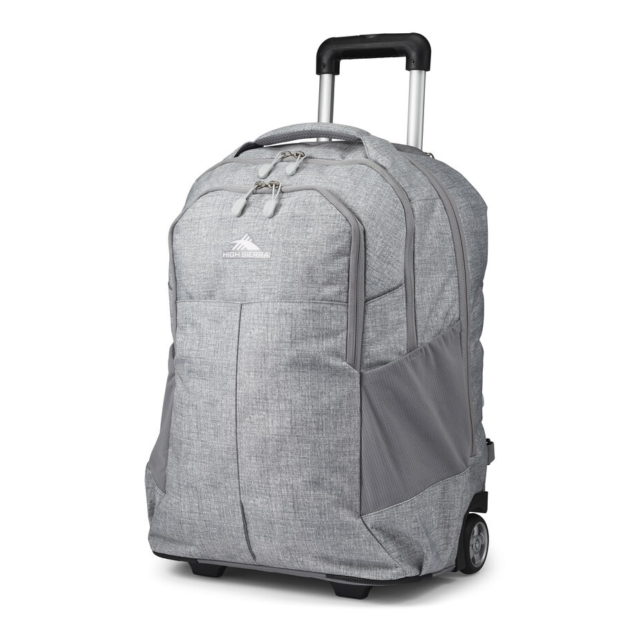 Powerglide Pro Wheeled Backpack in the color Silver Heather. image number 0