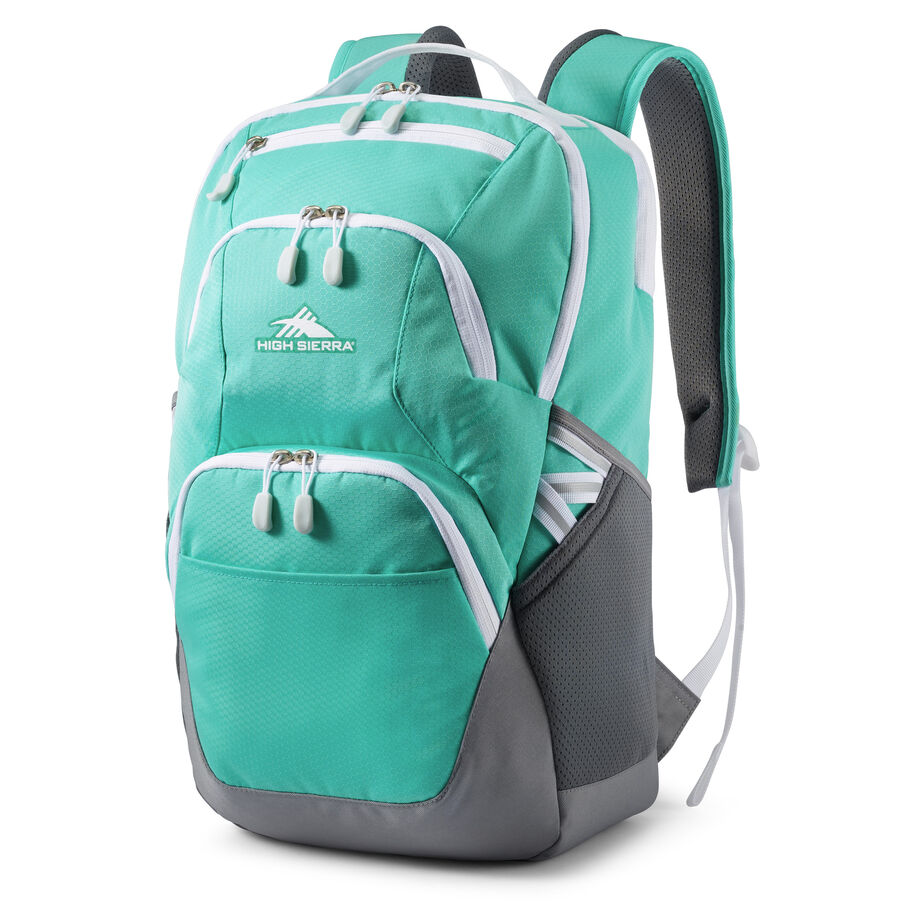 Swoop SG Backpack in the color Aquamarine/White. image number 1