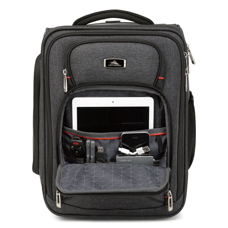 Endeavor Wheeled Underseat Carry-On in the color Mercury Heather. image number 4