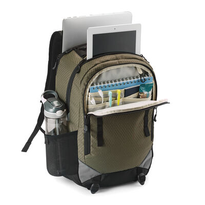 Litmus Backpack in the color Olive.