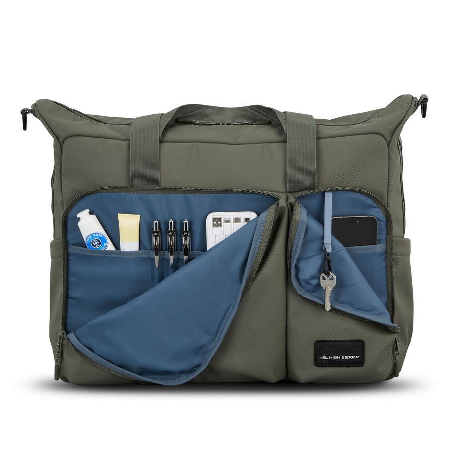 Lineage Tote Bag in the color Olive. image number 2