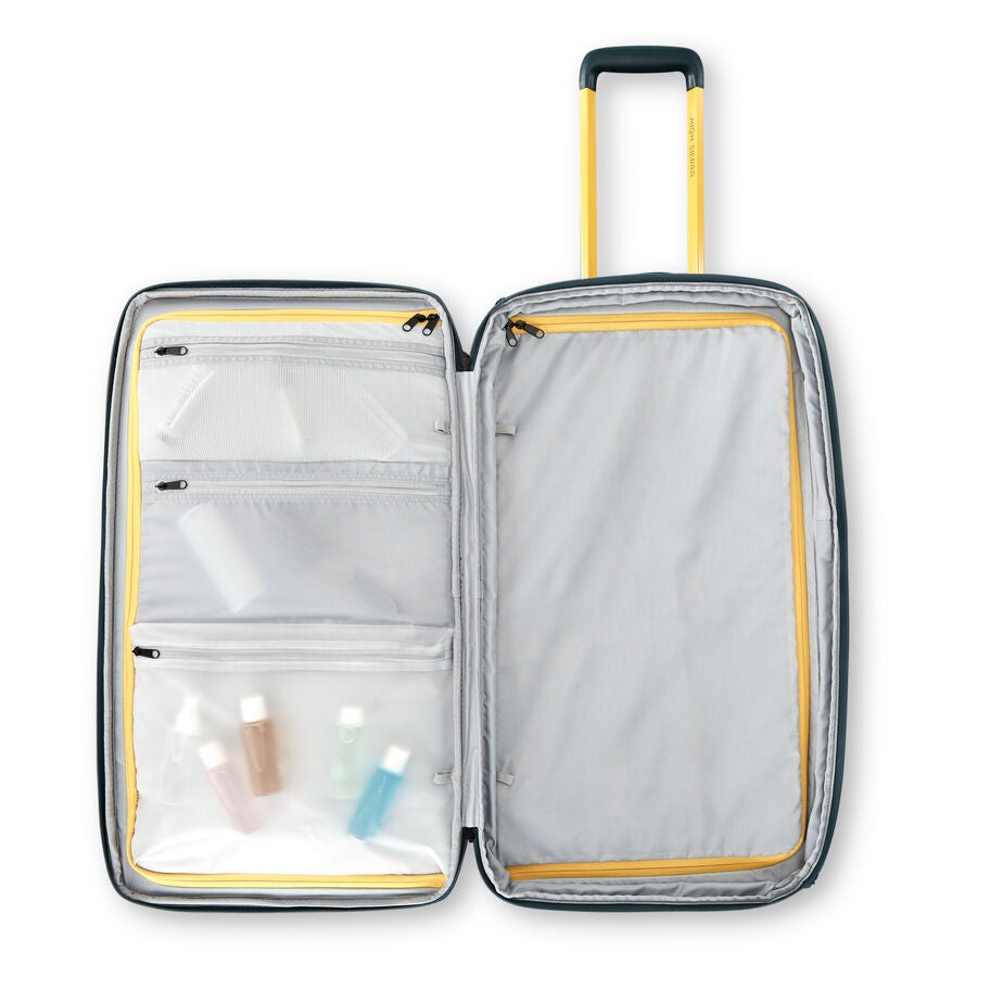Hi-Life Medium Wheeled Duffel in the color Green/Yellow. image number 3