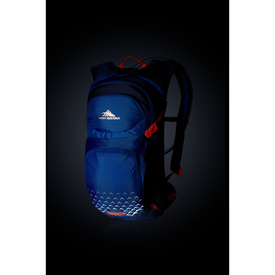 Cragin 12L Hydration Pack in the color Vivid Blue. image number 5