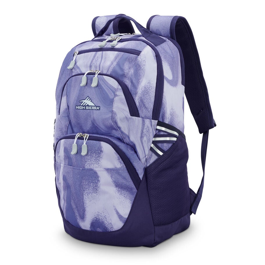 Swoop SG Backpack in the color Purple Marble Swirl. image number 0