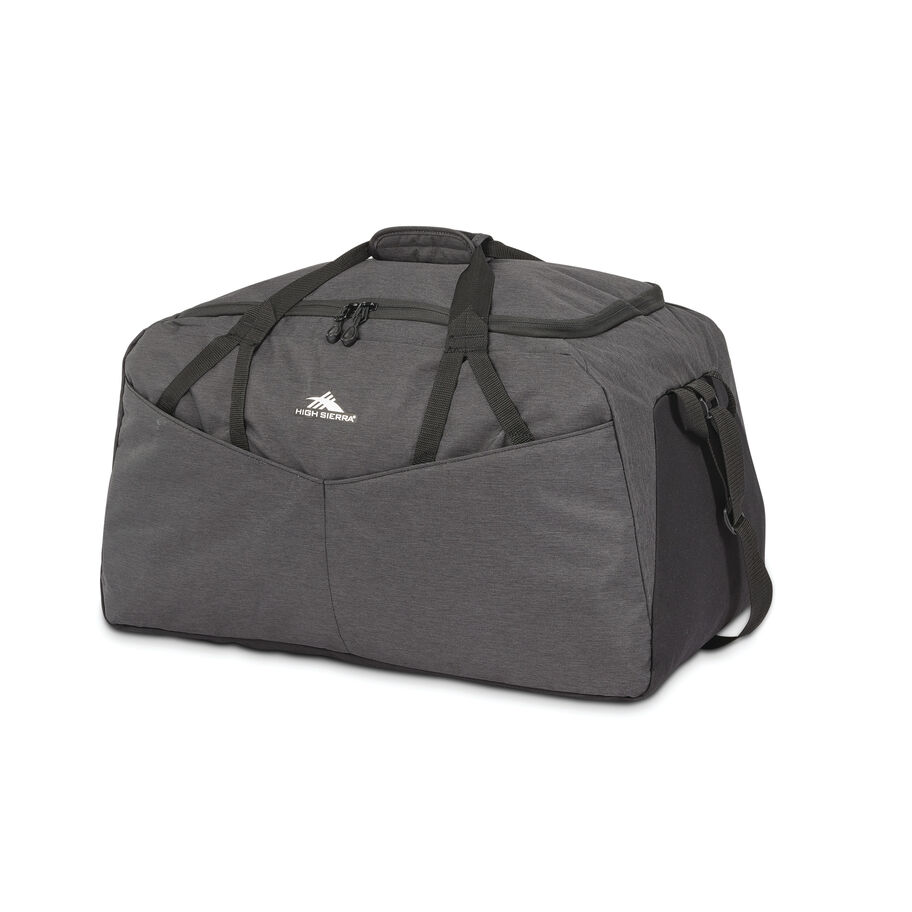 Forester Large Duffel in the color Black Heather/Black. image number 0