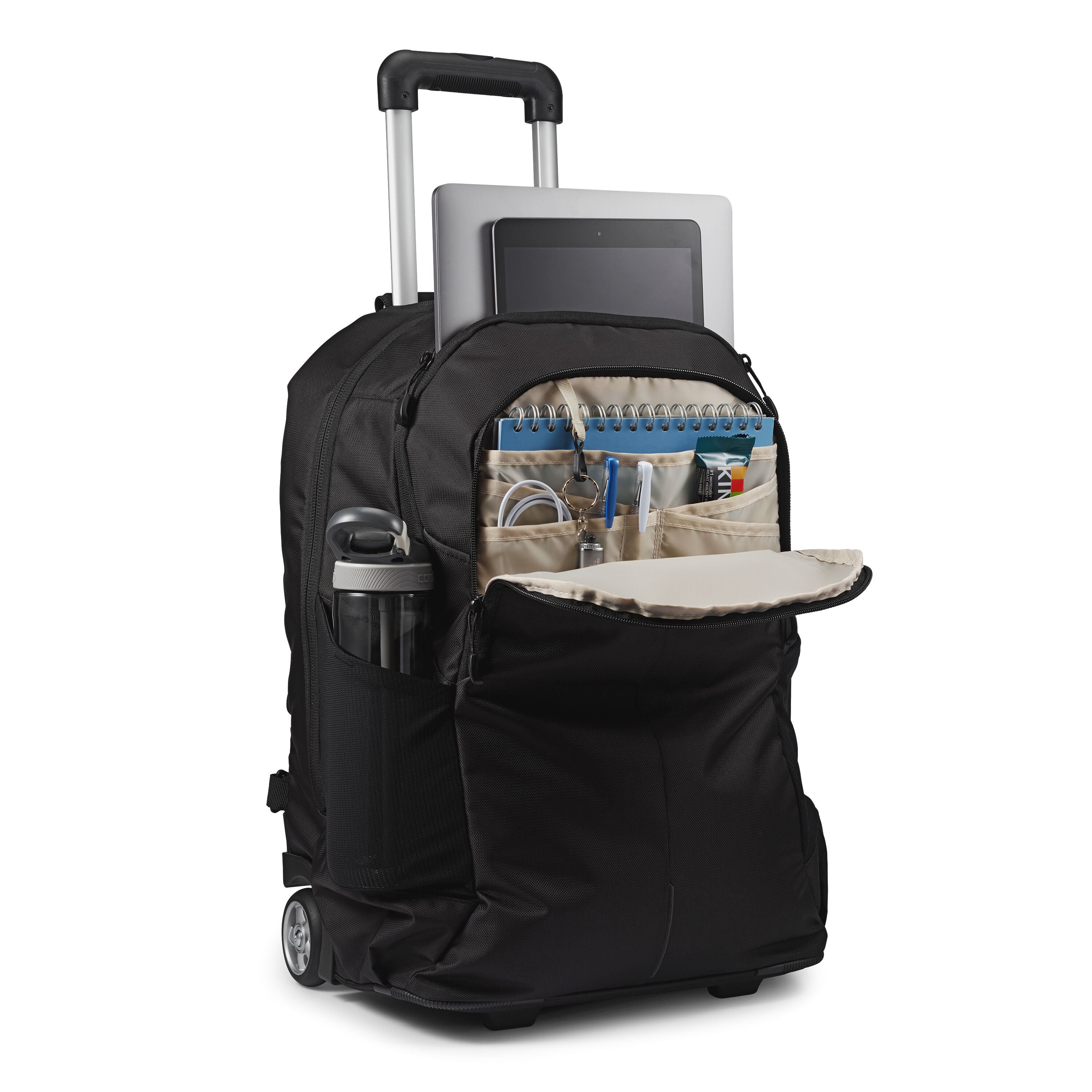 Wheeled backpack top cabin luggage