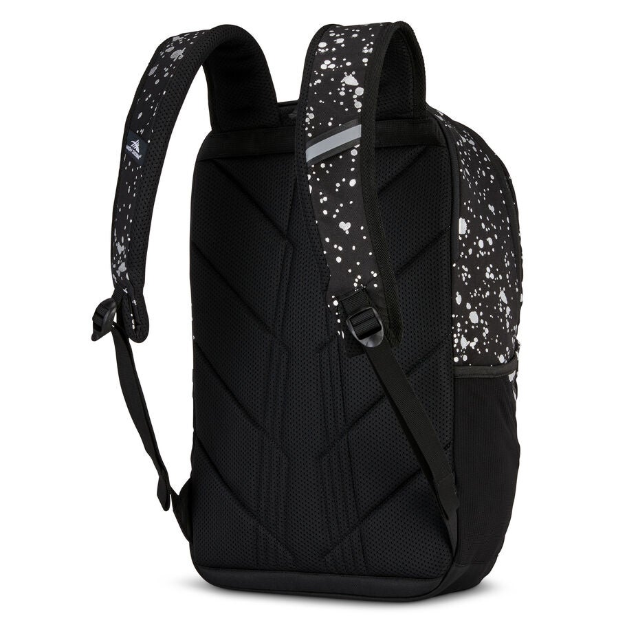 Immerse Backpack in the color Silver Splatter/Black. image number 2