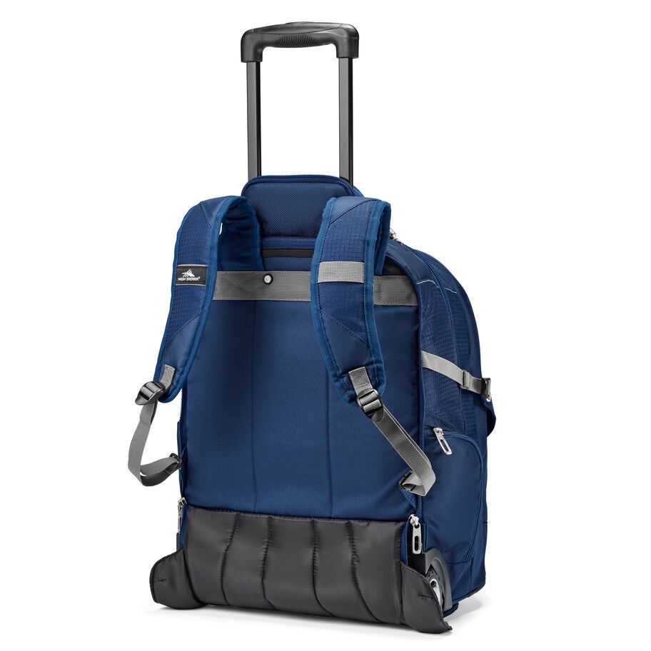 XBT Wheeled Backpack in the color True Navy/Charcoal. image number 4