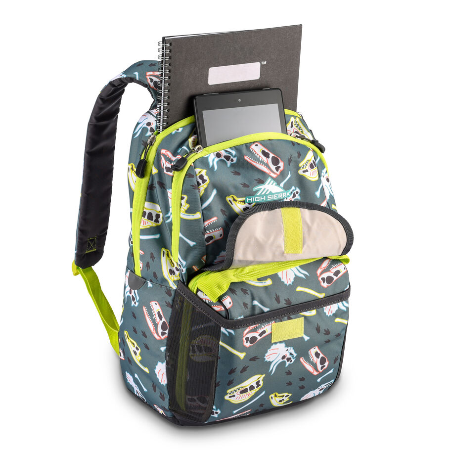 Ollie Lunchkit Backpack in the color Dino Dig/Mercury. image number 4