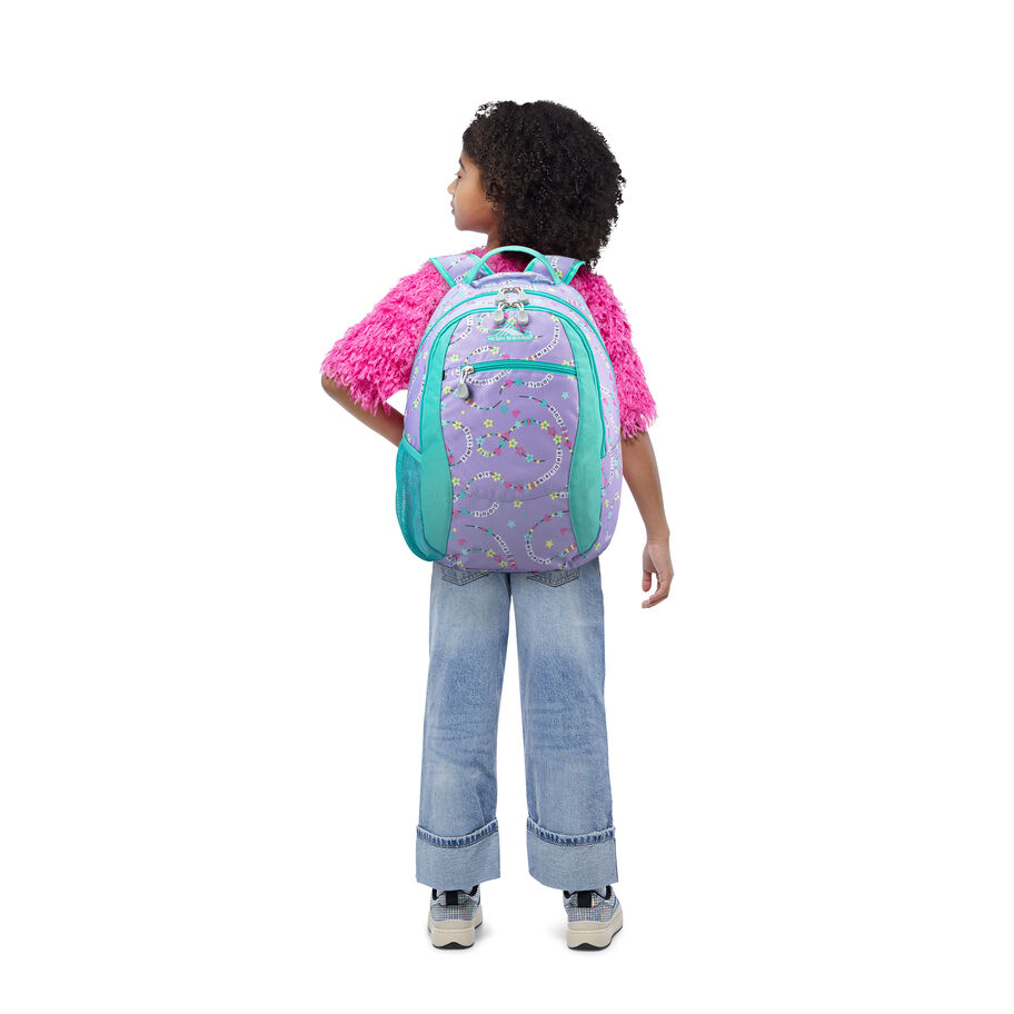 Curve Backpack in the color Friendship Bracelet/Aquamarine. image number 4