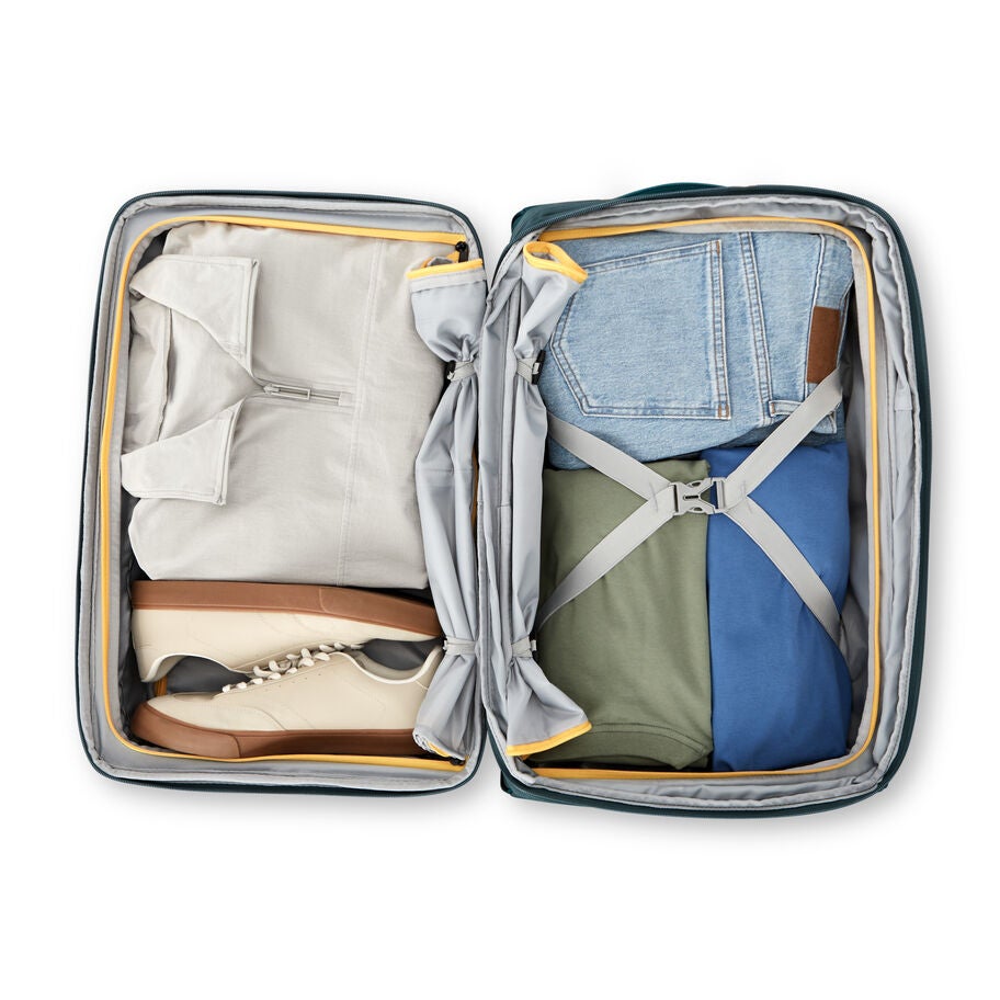 Hi-Life Travel Backpack in the color Green/Yellow. image number 2