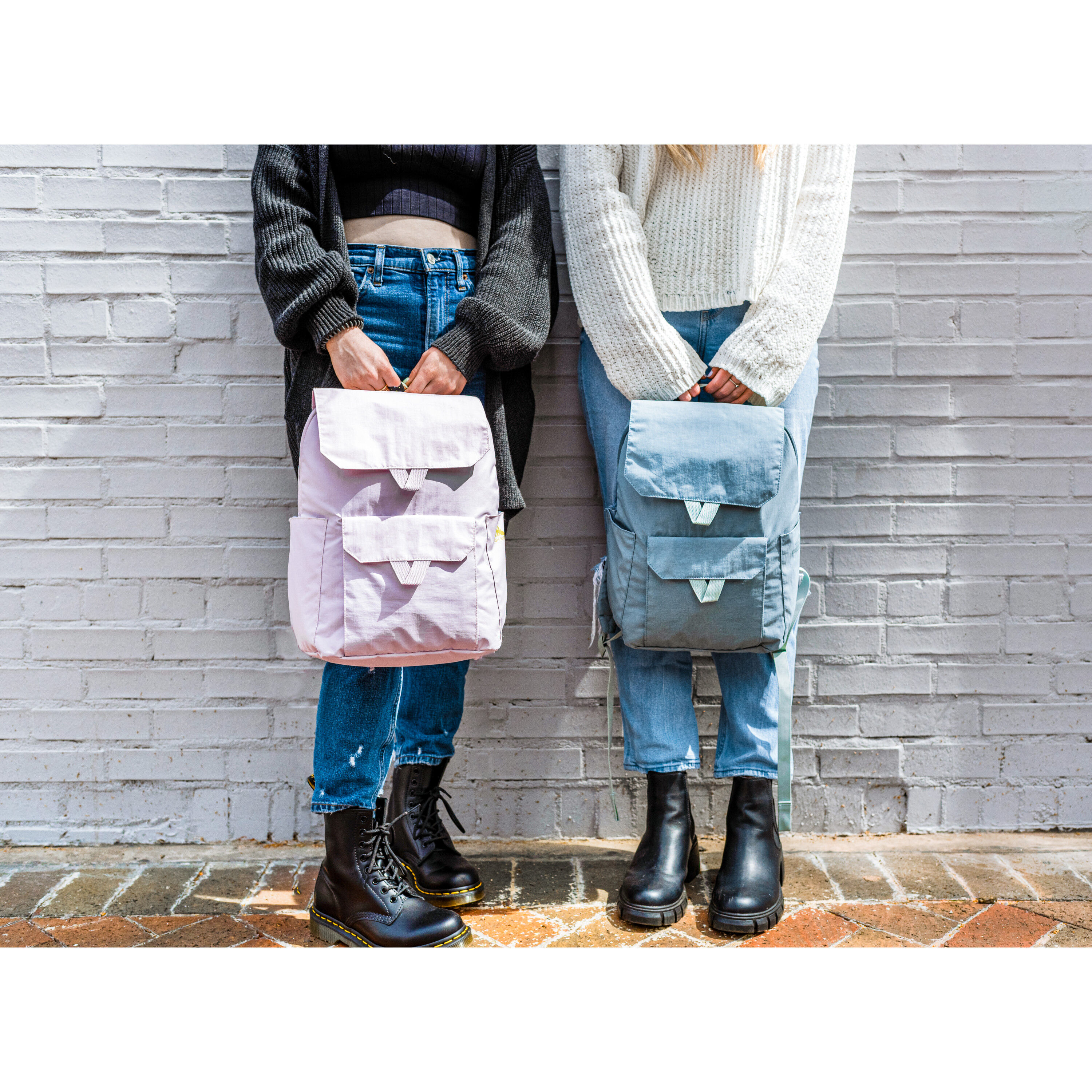 UO Denim Flap Pocket Backpack | Urban Outfitters Australia Official Site