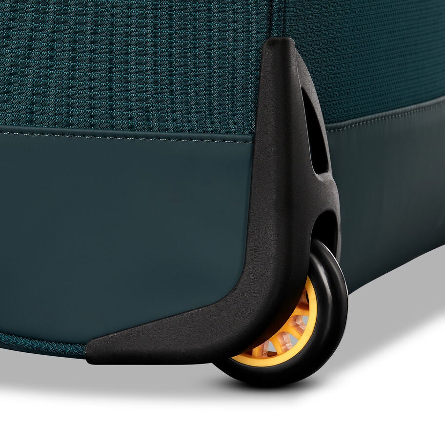 Hi-Life Carry-On Wheeled Duffel in the color Green/Yellow. image number 8