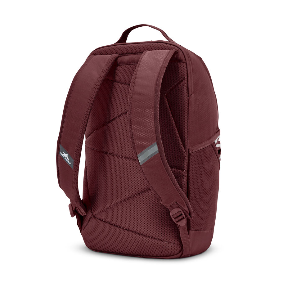Life Is Good by High Sierra Swoop Backpack in the color Maroon. image number 3