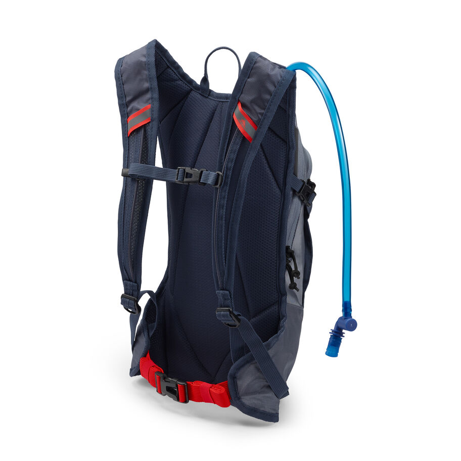 Hydrahike 2.0 8L Hydration Pack in the color Grey Blue. image number 3