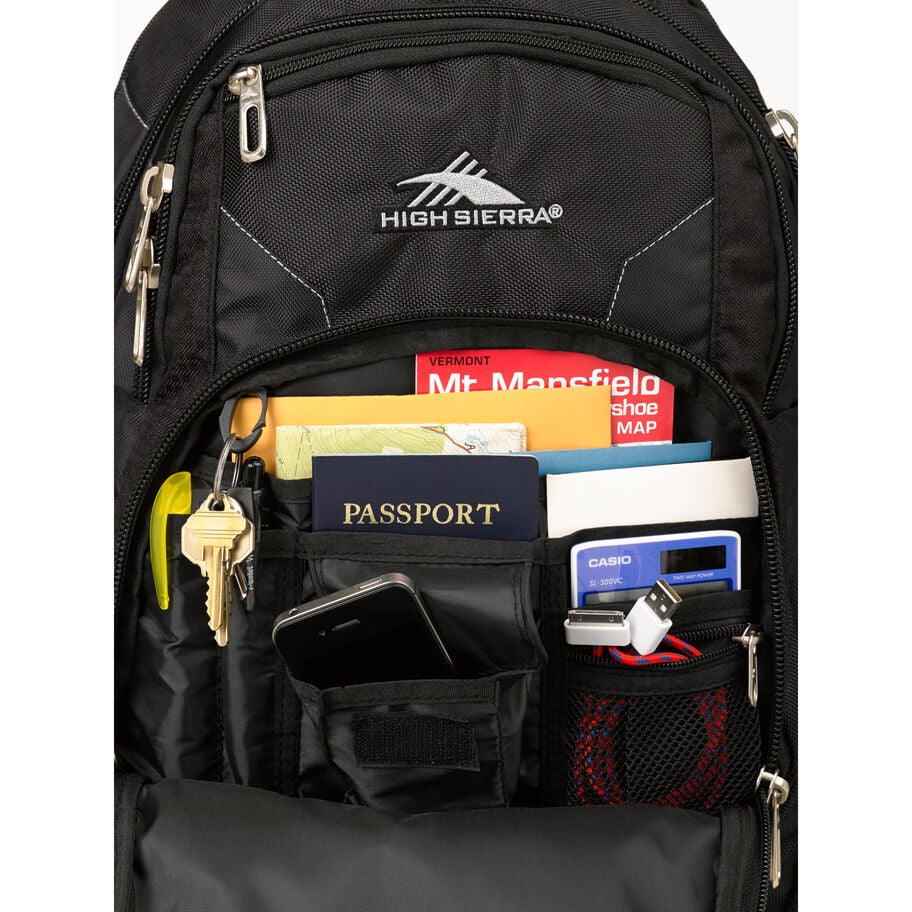 XBT TSA Backpack in the color Black. image number 1