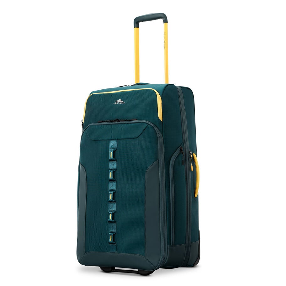 Hi-Life Medium Wheeled Duffel in the color Green/Yellow. image number 0