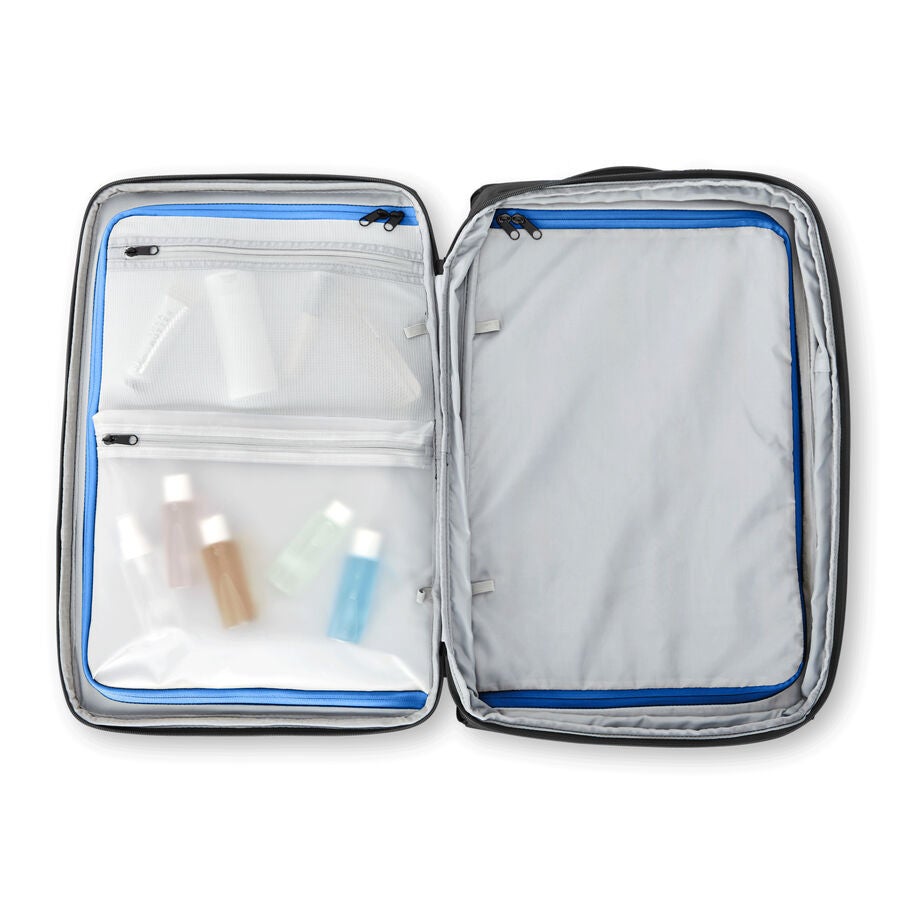 Hi-Life 3-in-1 Wheeled Backpack in the color Black/Blue. image number 3