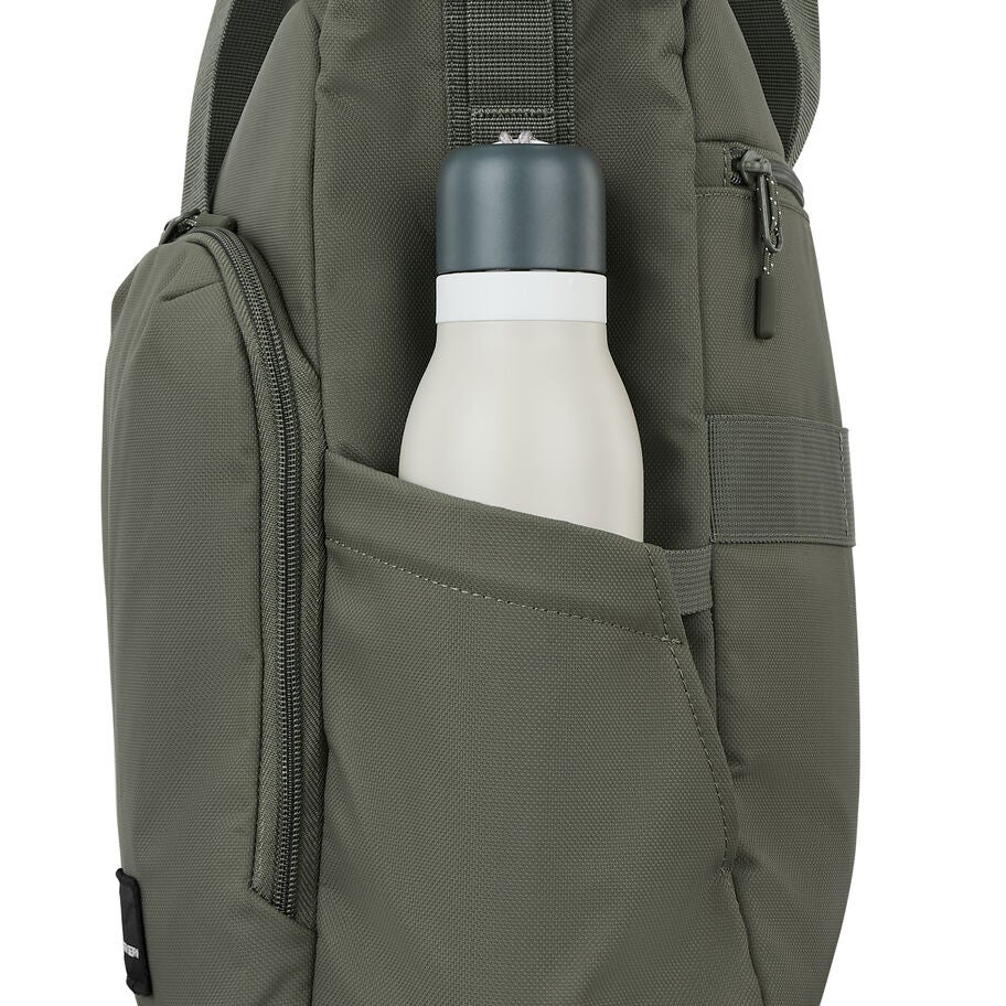 Lineage Tote Bag in the color Olive. image number 6