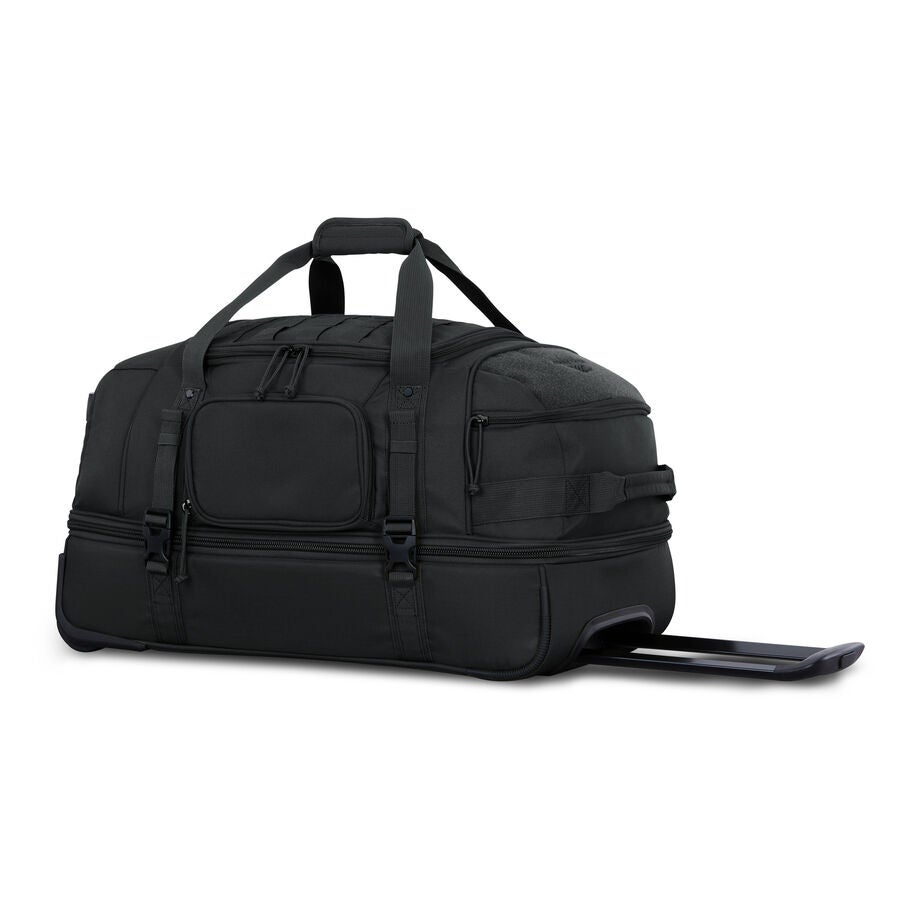 Pathsetter Carry-On Wheeled Duffel in the color Black. image number 4