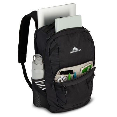 Immerse Backpack in the color Black.