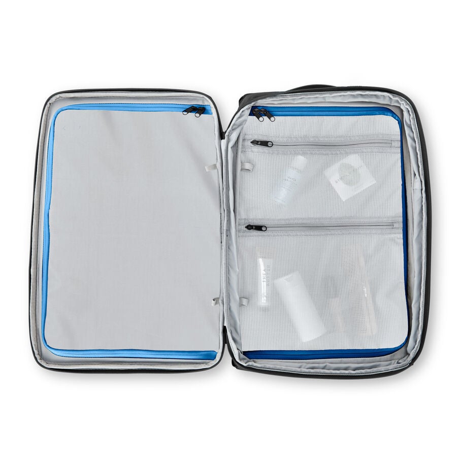 Hi-Life Travel Backpack in the color Black/Blue. image number 2