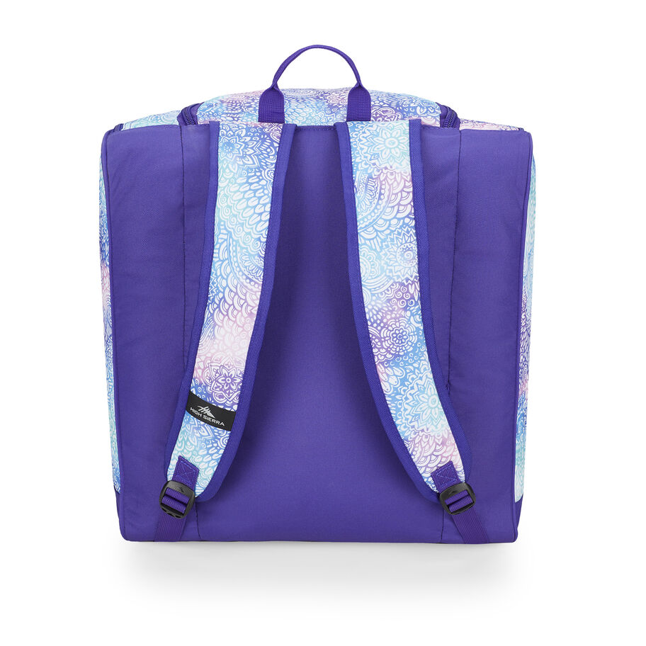 Trapezoid Boot Bag in the color Flower Daze/Deep Purple. image number 2