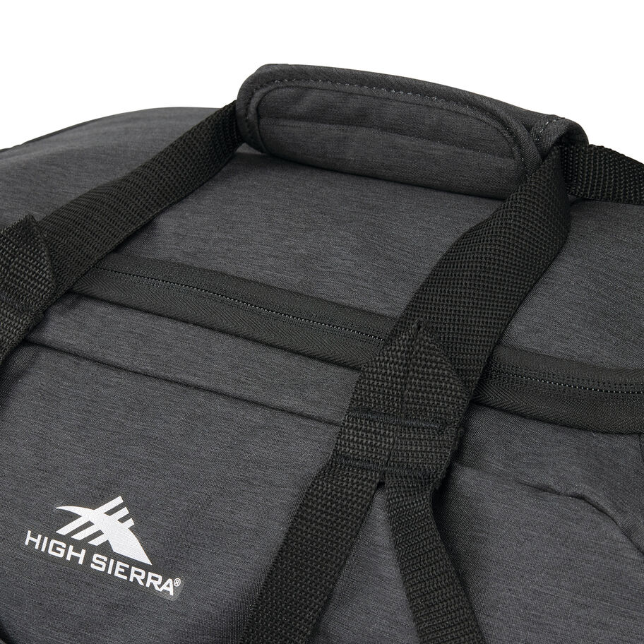 Forester Small Duffel in the color Black Heather/Black. image number 6