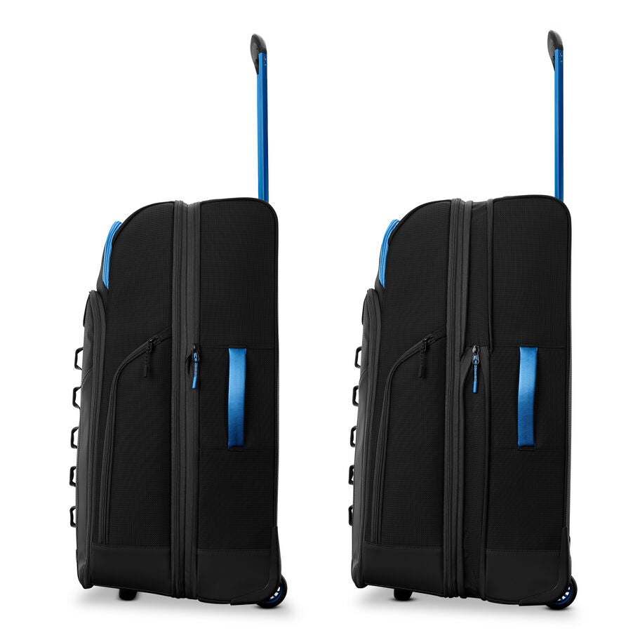 Hi-Life Large Wheeled Duffel in the color Black/Blue. image number 5