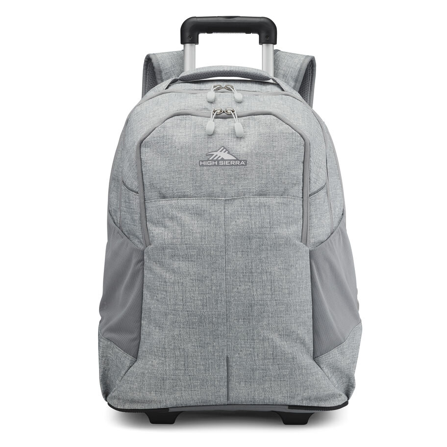 Powerglide Pro Wheeled Backpack in the color Silver Heather. image number 2