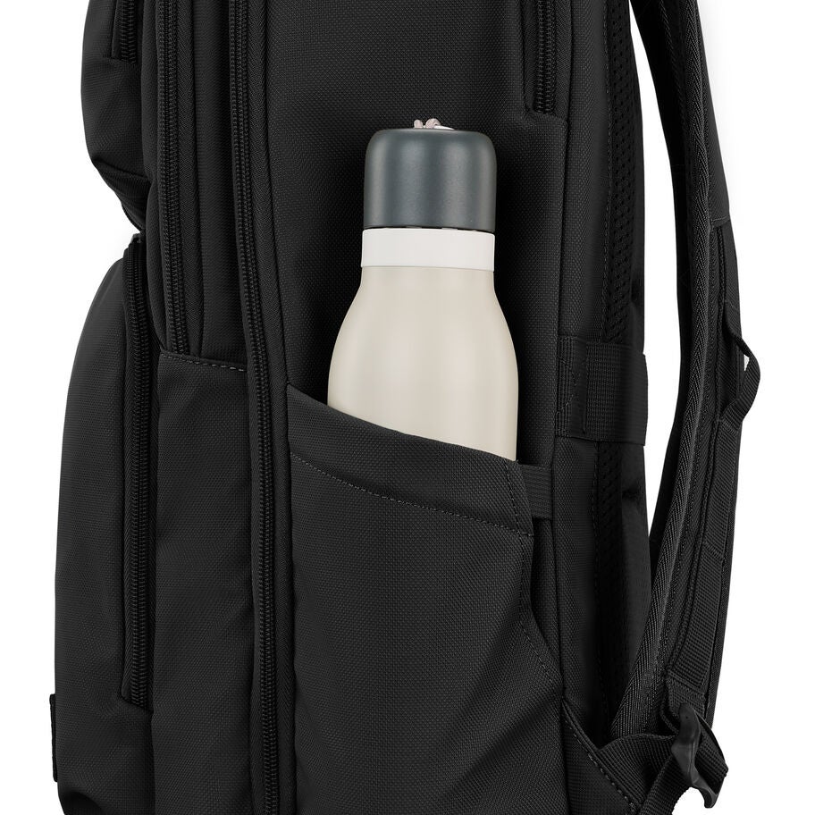 Lineage Travel Backpack in the color Black. image number 7