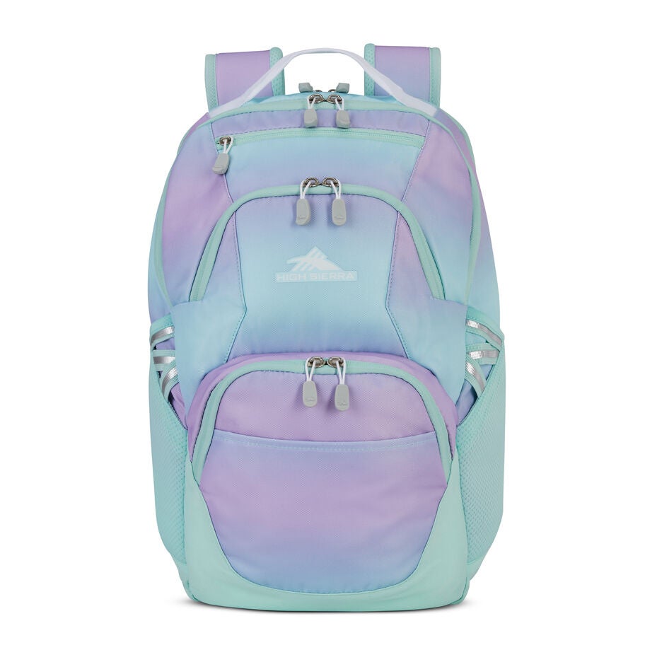 Swoop SG Backpack in the color Linear Ombre Purple/Blue. image number 4